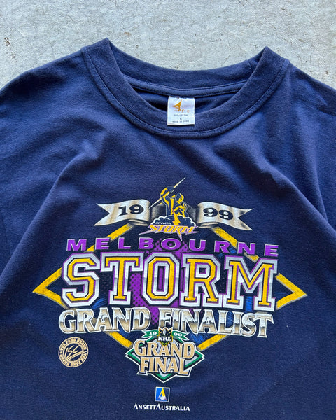 Vintage 1999 Melbourne Storm NRL Grand Finalist T-Shirt - L