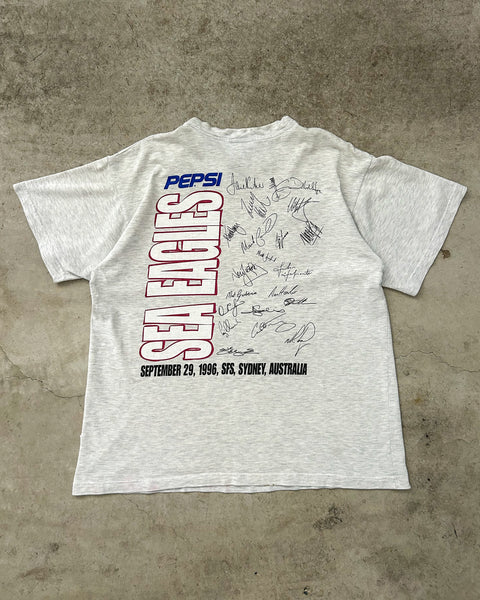 Vintage 1996 Manly Sea Eagles Optus Cup Grand Final NRL T-Shirt - L