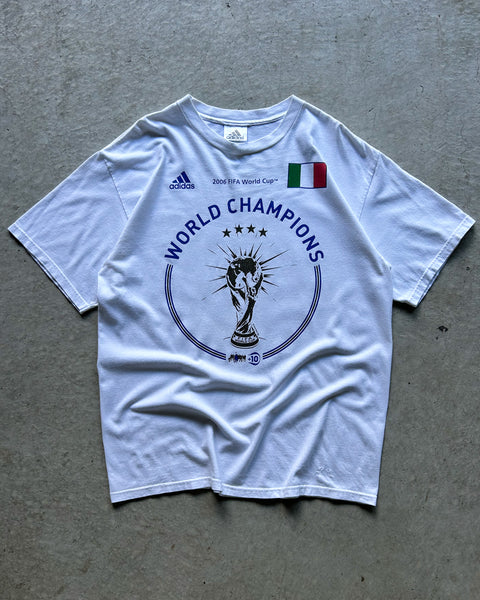 Vintage 2006 Italy World Cup Champions Adidas T-Shirt - L