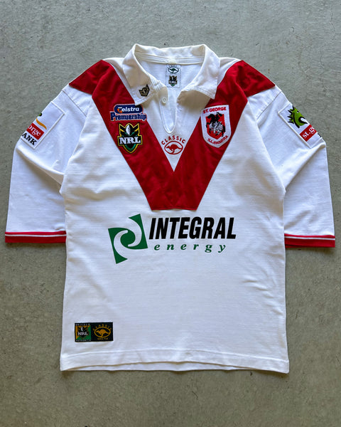 Vintage 2001 St George Illawarra Dragons Home NRL Jersey - XL