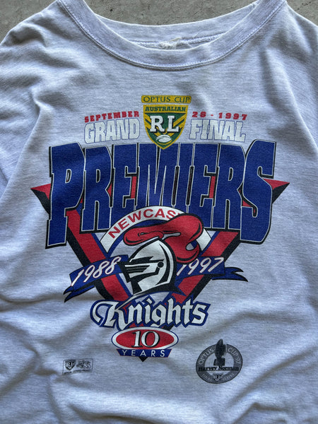 Vintage 1997 Newcastle Knights Premiers T-Shit - L