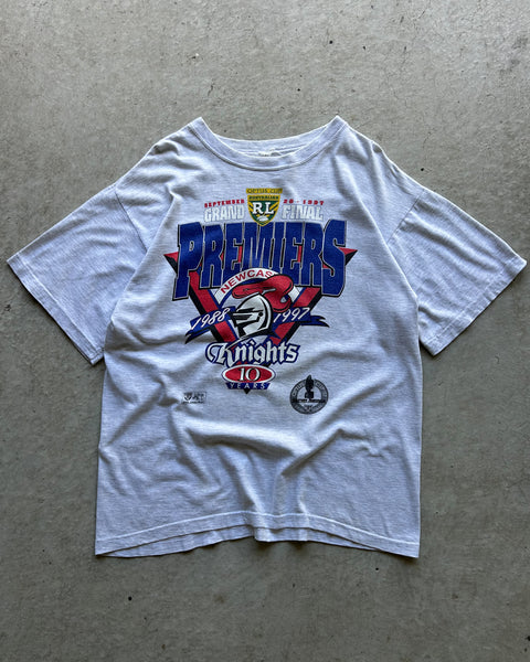 Vintage 1997 Newcastle Knights Premiers T-Shit - L