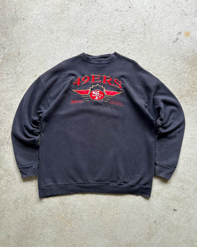 Vintage San Francisco 49ers Embroidered Crewneck - XL