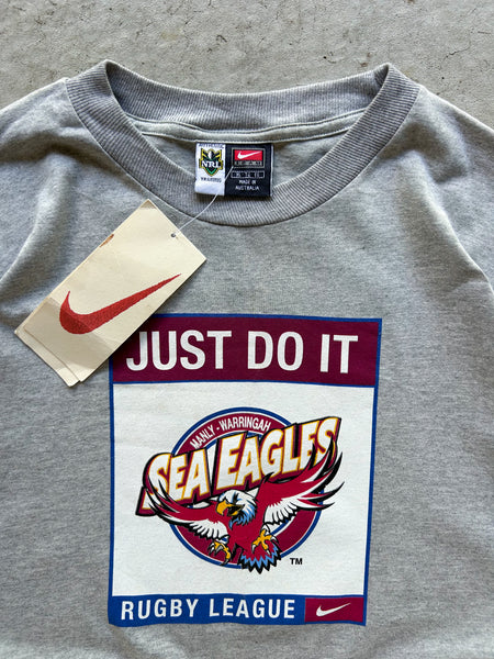 Vintage 1999 Manly Sea Eagles Nike Just Do It T-Shirt - XL/XXL
