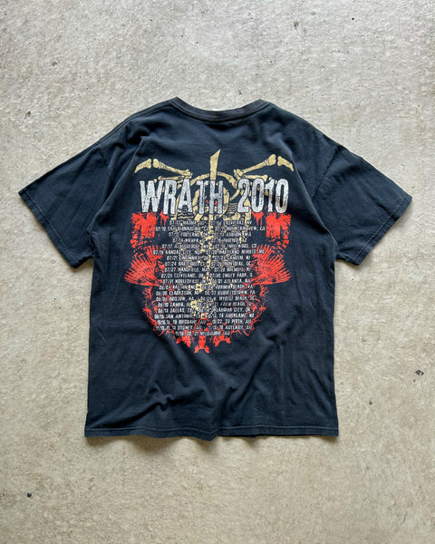 2010 Lamb of God Wrath Tour T-Shirt - L