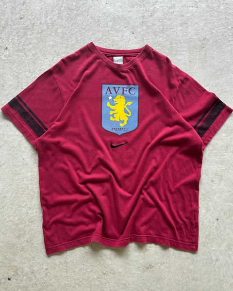 Vintage 2000s Aston Villa Nike T-Shirt - XXL