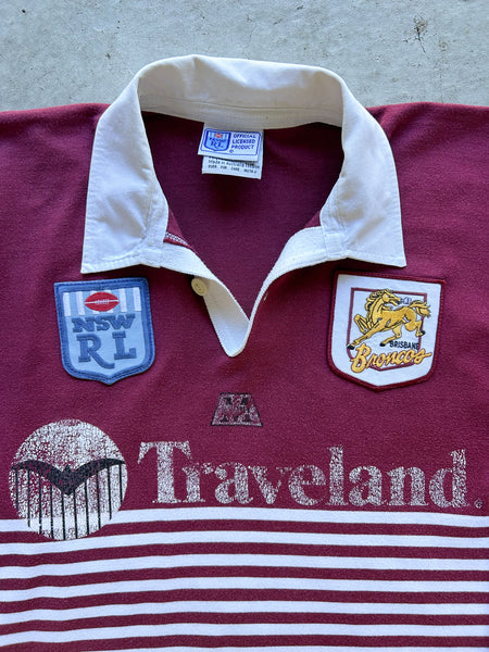 Vintage 1994 Brisbane Broncos NRL Home Jersey - L