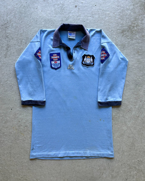 Vintage New South Wales Blues State of Origin NRL Jersey - 110cm