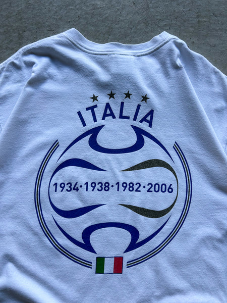 Vintage 2006 Italy World Cup Champions Adidas T-Shirt - L