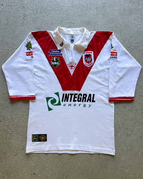 Vintage 2001 St George Illawarra Dragons Home NRL Jersey - XL