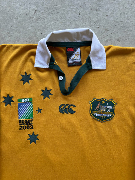 Vintage 2003 Australia Wallabies Rugby World Cup Jersey - S