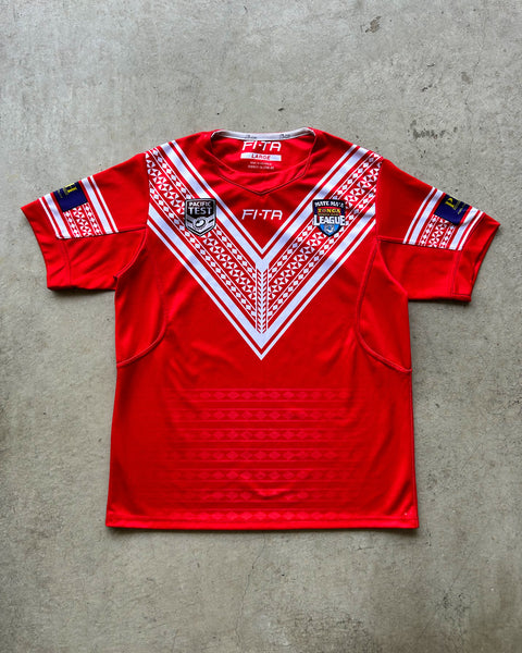 Tonga Pacific Test Rugby League Jersey - L