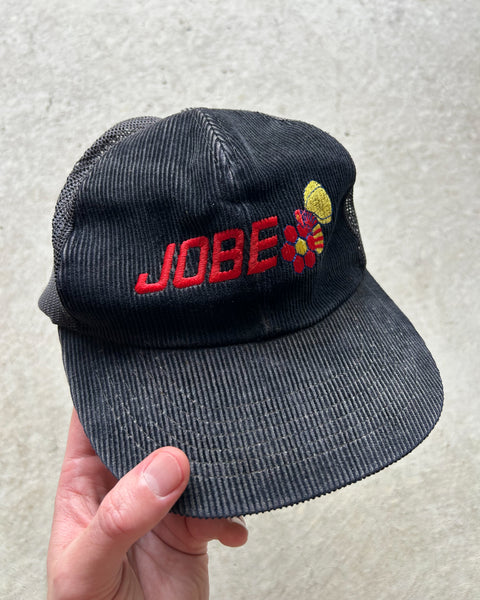 Vintage Jobe Corduroy Trucker Cap