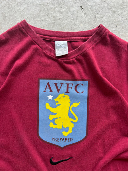 Vintage 2000s Aston Villa Nike T-Shirt - XXL
