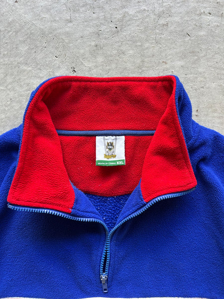 Vintage 2000s Newcastle Knights NRL Fleece 1/4 Zip - XXL