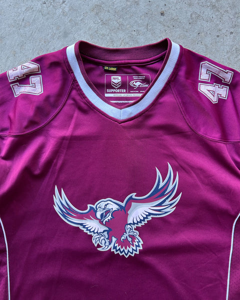 Manly Sea Eagles NRL Gridiron Style Jersey - XXL
