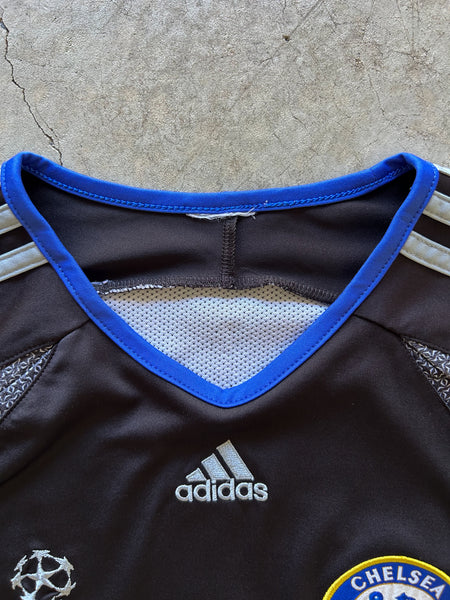 Vintage 2006 Chelsea Adidas Champions League Training Football Shirt - S