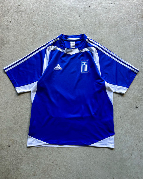 2004 Greece Adidas Home Football Shirt - M