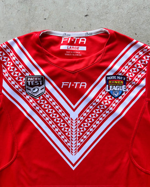 Tonga Pacific Test Rugby League Jersey - L