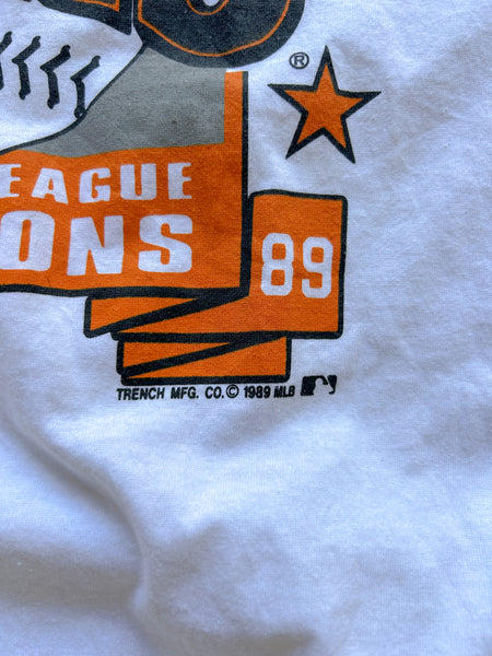 Vintage DEADSTOCK 1989 San Francisco Giants National League Champions MLB T-Shirt - L