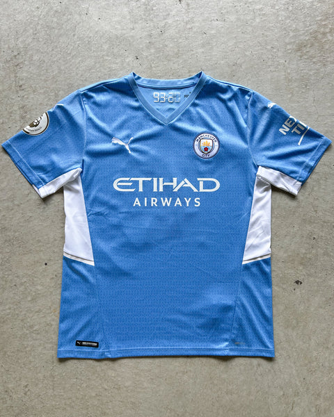 Manchester City Home Grealish Football Shirt - L