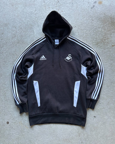 2010/11 Swansea City AFC Adidas Football Hoodie - M