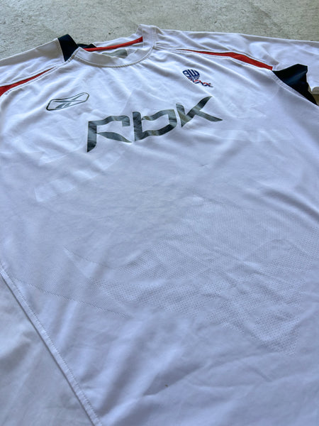 Vintage 2007/08 Bolton Wanderers Reebok Home Football Shirt - XL
