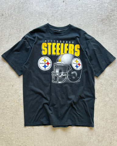 Vintage 1996 Pittsburgh Steelers NFL Helmet T-Shirt - XL