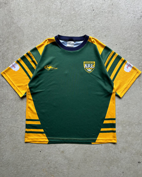 Vintage 2006 Australia Kangaroos NRL ARL Training Jersey - L