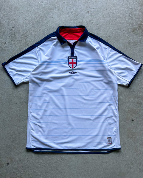 Vintage 2003/05 England Umbro Reversible Football Shirt - XL