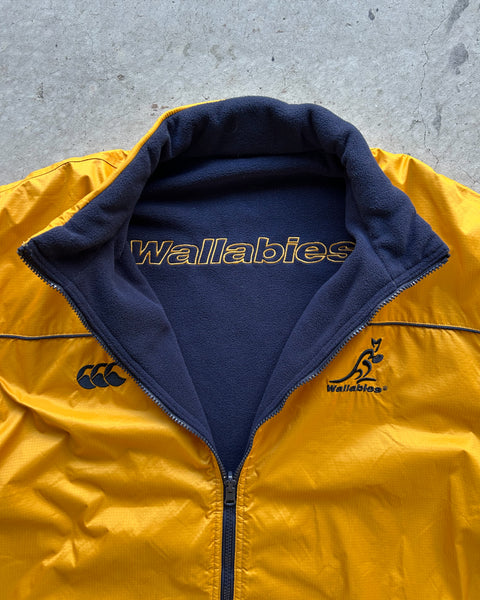 Vintage Australia Wallabies Canterbury Rugby Reversible Jacket - XXL