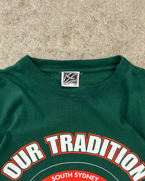 Vintage South Sydney Rabbitohs Our Tradition Continues NRL T-Shirt - XL