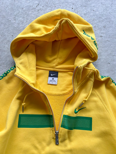 2000s Brazil Nike Football Hoodie - M