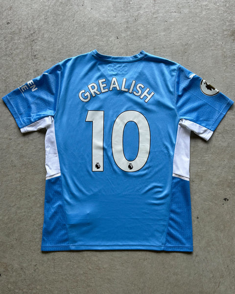 Manchester City Home Grealish Football Shirt - L