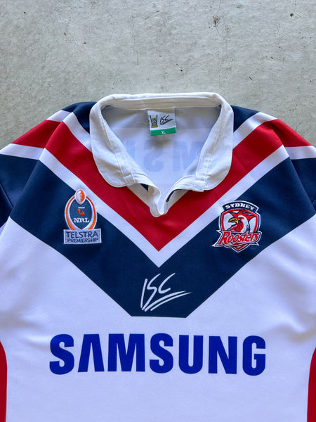 Vintage 2004 Sydney Roosters Away NRL Jersey - XL