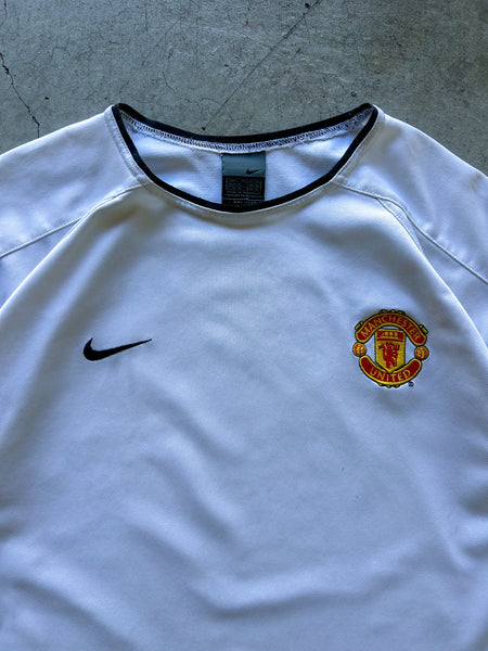 Vintage 2002/03 Manchester United Nike Training Football Shirt - M