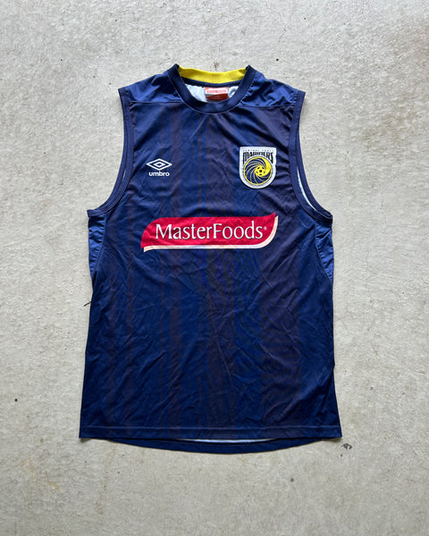 Central Coast Mariners Sleeveless Training Football Shirt- M