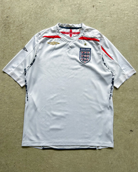 2007/09 England Umbro Home Football Shirt - L
