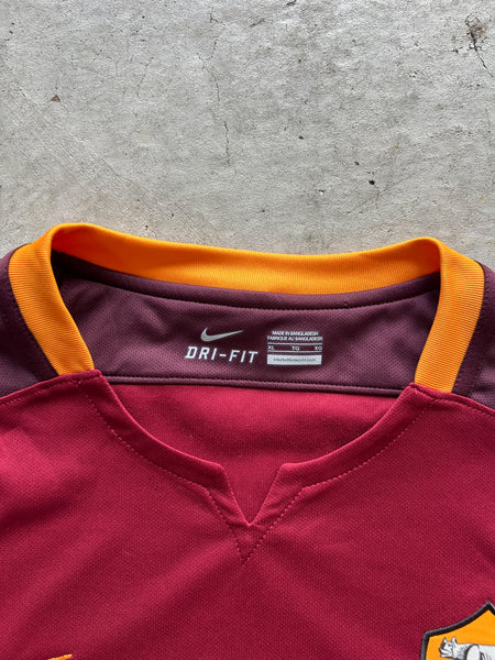 2015/16 AS Roma Home Football Shirt - XL