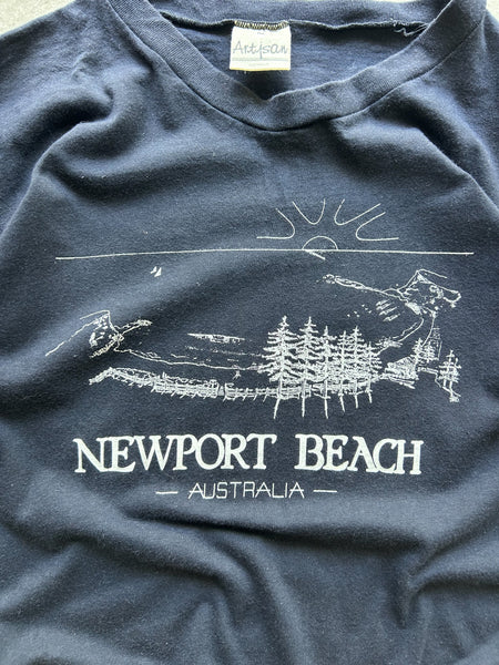 Vintage Newport Beach Australia T-Shirt - S