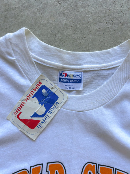 Vintage DEADSTOCK 1989 San Francisco Giants National League Champions MLB T-Shirt - L