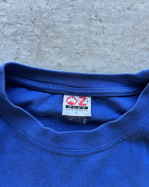 Vintage 2004 Canterbury Bulldogs Top Dogs! Premiers NRL T-Shirt - L