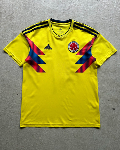 2018 Colombia Adidas Home Football Shirt - M