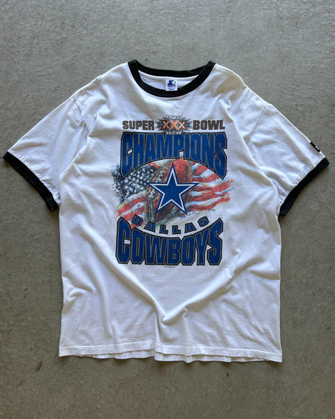 Vintage 1996 Dallas Cowboys Super Bowl XXX NFL T-Shirt - XL