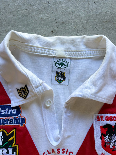 Vintage 2001 St George Illawarra Dragons Home NRL Jersey - XL