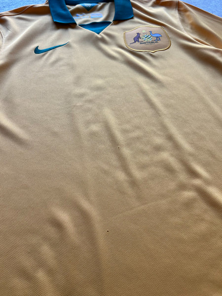 2014 Australia Socceroos Home Nike Football Shirt - M