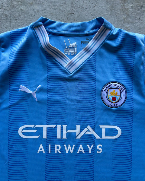 2021/22 Manchester City Home Puma Football Shirt - M