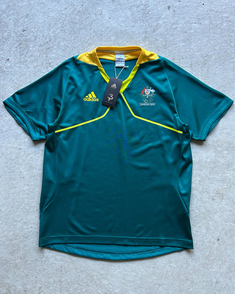 2012 Australian Olympic Team Athlete-Issue Training Shirt - M
