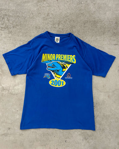 Vintage 2001 Parramatta Eels Minor Premiers NRL T-Shirt - XL