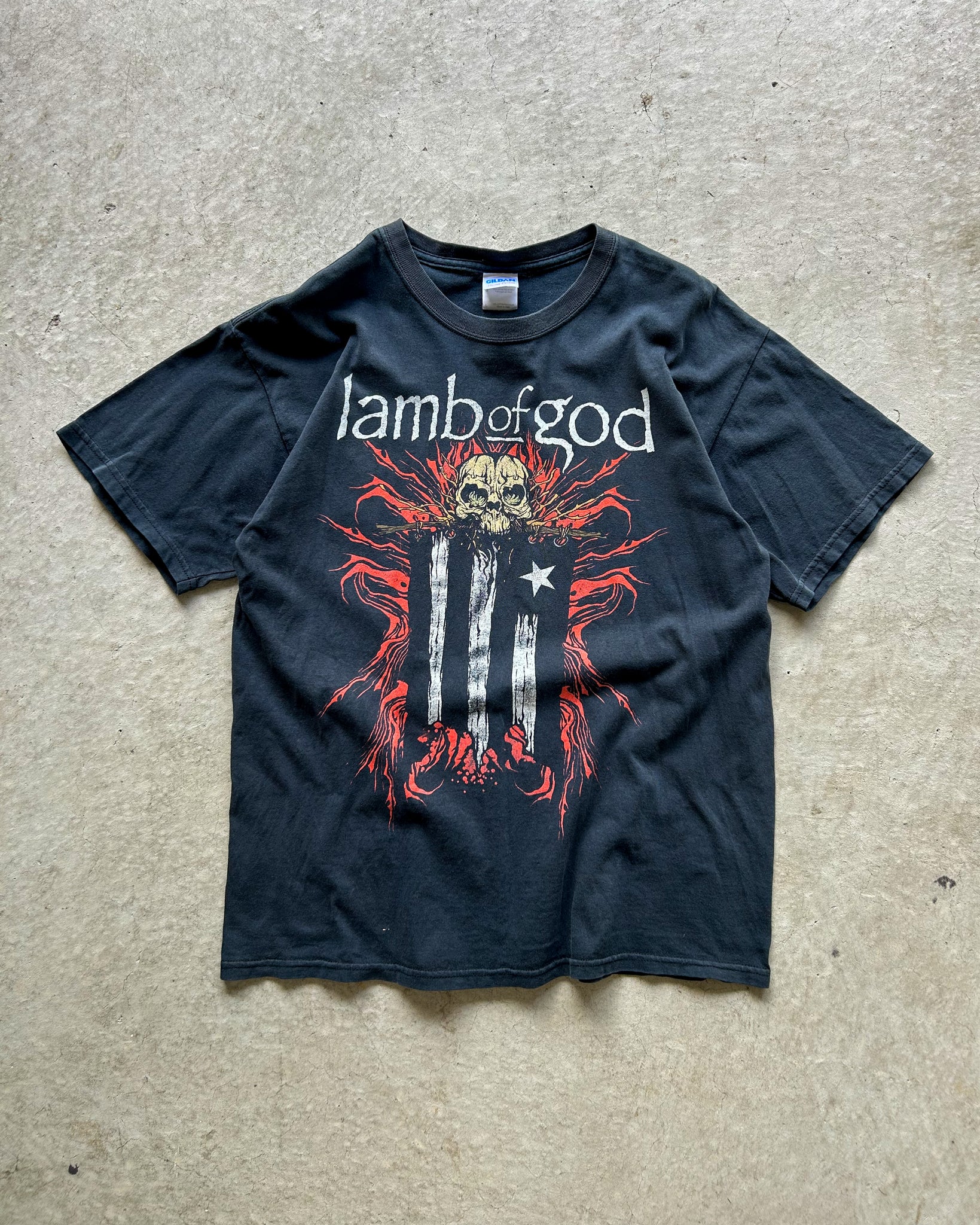 2010 Lamb of God Wrath Tour T-Shirt - L